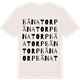 Vintage White t-shirt med Bänatorp ordlek t-shirt