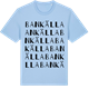 Blue Soul t-shirt med Bankälla ordlek t-shirt