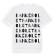 Bankebolet ordlek t-shirt