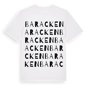 Baracken ordlek t-shirt – ekologisk bomull t-shirt från Pinshirt