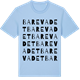 Blue Soul t-shirt med Barevadet ordlek t-shirt
