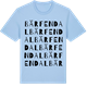 Blue Soul t-shirt med Bärfendal ordlek t-shirt