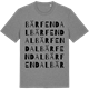 Mid Heather Gray t-shirt med Bärfendal ordlek t-shirt