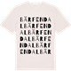 Vintage White t-shirt med Bärfendal ordlek t-shirt