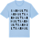 Blue Soul t-shirt med Barhult ordlek t-shirt