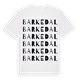 Barkedal ordlek t-shirt