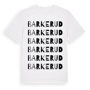Barkerud ordlek t-shirt – ekologisk bomull t-shirt från Pinshirt