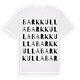 Barkkulla ordlek t-shirt