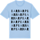 Blue Soul t-shirt med Barnarp ordlek t-shirt