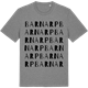 Mid Heather Gray t-shirt med Barnarp ordlek t-shirt