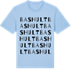 Blue Soul t-shirt med Bashult ordlek t-shirt