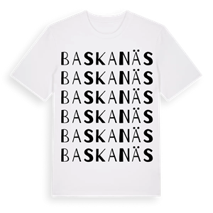 Baskanäs ordlek t-shirt – ekologisk bomull t-shirt från Pinshirt