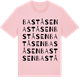 Pink Cotton t-shirt med Baståsen ordlek t-shirt