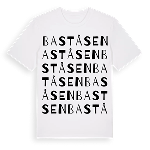 Baståsen ordlek t-shirt – ekologisk bomull t-shirt från Pinshirt