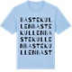 Blue Soul t-shirt med Bastekullen ordlek t-shirt