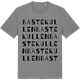 Mid Heather Gray t-shirt med Bastekullen ordlek t-shirt