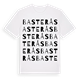 White t-shirt med Basterås ordlek t-shirt