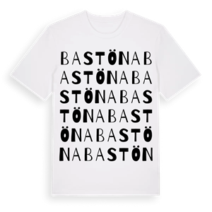 Bastöna ordlek t-shirt – ekologisk bomull t-shirt från Pinshirt