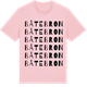 Pink Cotton t-shirt med Båtebron ordlek t-shirt