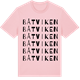 Pink Cotton t-shirt med Båtviken ordlek t-shirt