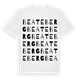 White t-shirt med Beateberg ordlek t-shirt