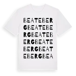 Beateberg ordlek t-shirt – ekologisk bomull t-shirt från Pinshirt