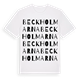 Beckholmarna ordlek t-shirt