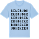 Blue Soul t-shirt med Bekerud ordlek t-shirt
