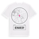 White t-shirt med Benareby t-shirt