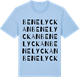 Blue Soul t-shirt med Benelyckan ordlek t-shirt