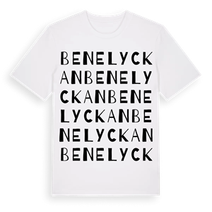 Benelyckan ordlek t-shirt – ekologisk bomull t-shirt från Pinshirt
