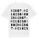 Bengt-Helgesgården ordlek t-shirt