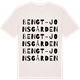 Vintage White t-shirt med Bengt-Jonsgården ordlek t-shirt