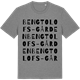 Mid Heather Gray t-shirt med Bengt Olofs-gården ordlek t-shirt