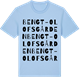 Blue Soul t-shirt med Bengt-Olofsgården ordlek t-shirt