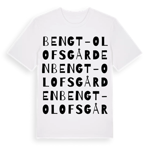 Bengt-Olofsgården ordlek t-shirt – ekologisk bomull t-shirt från Pinshirt