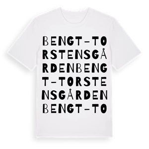 Bengt-Torstensgården ordlek t-shirt – ekologisk bomull t-shirt från Pinshirt