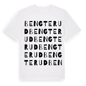 Bengterud ordlek t-shirt – ekologisk bomull t-shirt från Pinshirt