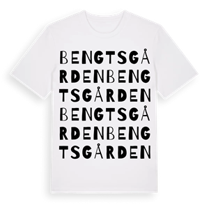 Bengtsgården ordlek t-shirt – ekologisk bomull t-shirt från Pinshirt