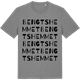 Mid Heather Gray t-shirt med Bengtshemmet ordlek t-shirt