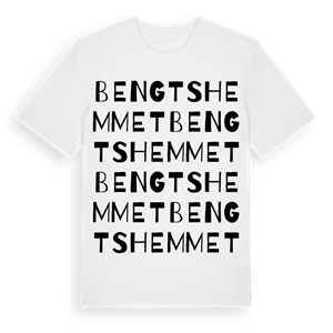 Bengtshemmet ordlek t-shirt – ekologisk bomull t-shirt från Pinshirt