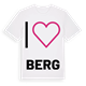 Jag älskar Berg t-shirt stort tryck