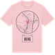 Pink Cotton t-shirt med Berg t-shirt