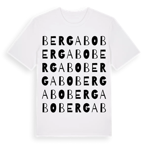 Bergabo ordlek t-shirt – ekologisk bomull t-shirt från Pinshirt
