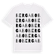 Bergabo ordlek t-shirt