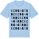 Blue Soul t-shirt med Bergagärde ordlek t-shirt