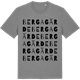 Mid Heather Gray t-shirt med Bergagärde ordlek t-shirt