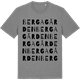 Mid Heather Gray t-shirt med Bergagården ordlek t-shirt