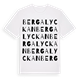 Bergalyckan ordlek t-shirt