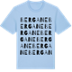 Blue Soul t-shirt med Bergane ordlek t-shirt